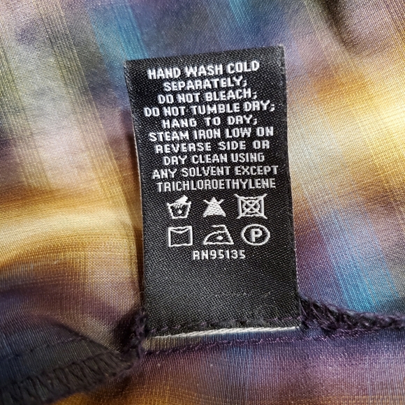 Lafayette 148 New York Sleeveless blouse, brown/navy, Size 12 - Picture 7 of 10